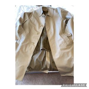 Fur Lined Trench Coat